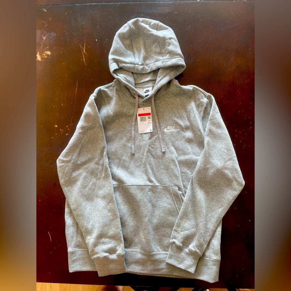 Large Nike Gray Hoodie